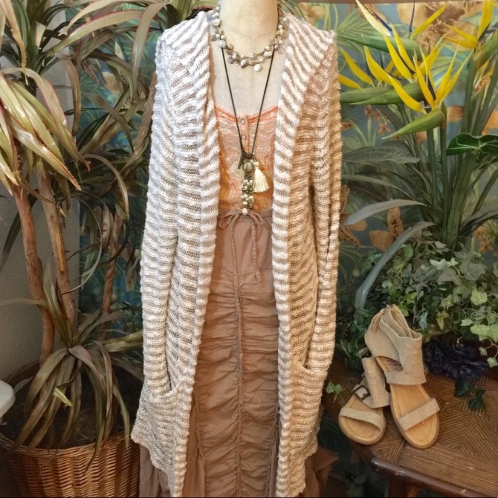 Anthropologie Moth Long Cardigan